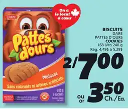 IGA DARE PATTES D'OURS COOKIES offer
