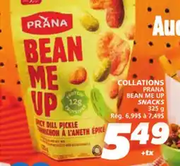 IGA PRANA BEAN ME UP SNACKS offer