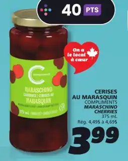 IGA COMPLIMENTS MARASCHINO CHERRIES offer