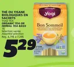 IGA YOGI TEA ORGANIC TEA OR HERBAL TEA BAGS offer