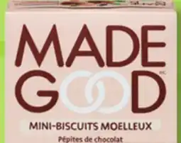 IGA MADE GOOD ORGANIC BARS, COOKIES, BITES SQUARES, CRAKERS offer