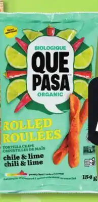 IGA QUE PASA ORGANIC CHIPS offer