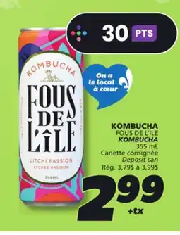 IGA FOUS DE L'ILE KOMBUCHA offer