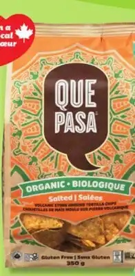 IGA QUE PASA ORGANIC TACO SHELLS OR CHIPS offer