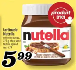 Marché Richelieu TARTINADE NUTELLA | NUTELLA SPREAD offer