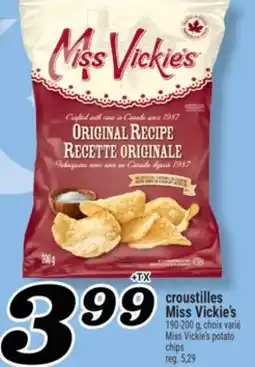 Marché Richelieu CROUSTILLES MISS VICKIE'S | MISS VICKIE'S POTATO CHIPS offer