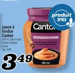 Marché Richelieu SAUCE À FONDUE CANTON | CANTON FONDUE SAUCE offer