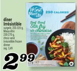 Marché Richelieu DÎNER IRRÉSISTIBLE | IRRÉSISTIBLE FROZEN DINNER offer