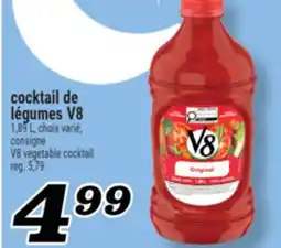 Marché Richelieu COCKTAIL DE LÉGUMES V8 | V8 VEGETABLE COCKTAIL offer