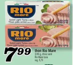 Marché Richelieu THON RIO MARE | RIO MARE TUNA offer
