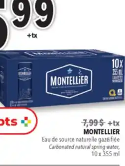 Familiprix MONTELLIER, Carbonated natural spring water offer