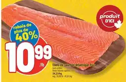 Marché Richelieu FILETS DE SAUMON ATLANTIQUE FRAIS | FRESH ATLANTIC SALMON FILLETS offer