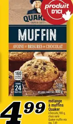Marché Richelieu MÉLANGE À MUFFINS QUAKER | QUAKER MUFFIN MIX offer