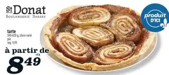 Marché Richelieu TARTE ST DONAT | ST DONAT PIE offer