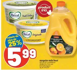 Marché Richelieu MARGARINE MOLLE BECEL | BECEL SOFT MARGARINE offer