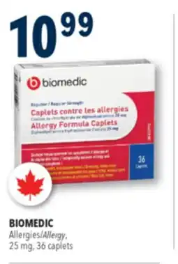 Familiprix BIOMEDIC, Allergy, 25 mg, 36 caplets offer