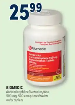 Familiprix Biomedic grape flavour acetaminophen chewable tablets 160mg for children 20un offer