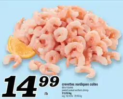 Marché Richelieu CREVETTES NORDIQUES CUITES | PEELED COOKED NORTHERN SHRIMP offer