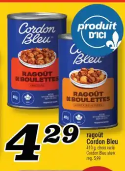 Marché Richelieu RAGOÛT CORDON BLEU STEW | CORDON BLEU STEW offer
