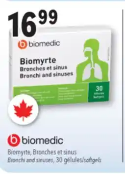 Familiprix BIOMEDIC Bronchi and sinuses, 30softgels offer