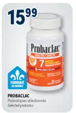 Familiprix PROBACLAC, Selected probiotics offer