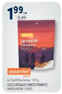 Familiprix ESSENTIEL SNACK, The Festive offer