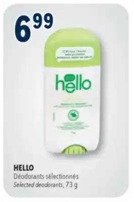 Familiprix Hello deodorant with shea butter Fresh Citrus offer