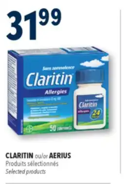 Familiprix AERIUS or CLARITIN, Selected products offer