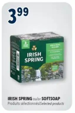 Familiprix IRISH SPRING or SOFTSOAP, Selected products offer