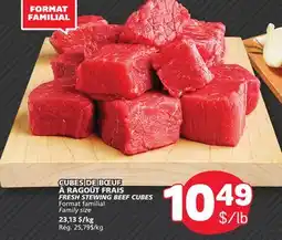 Marché Bonichoix FRESH STEWING BEEF CUBES offer