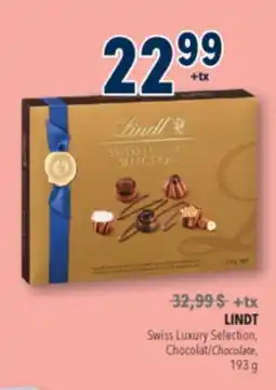 Familiprix LINDT, Swiss Luxury Selection, Chocolate offer