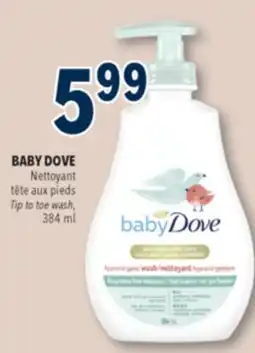 Familiprix BABY DOVE, Tip to toe wash offer