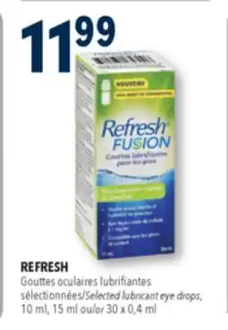 Familiprix REFRESH, Selected lubricant eye drops, 10 ml, 15 ml or offer