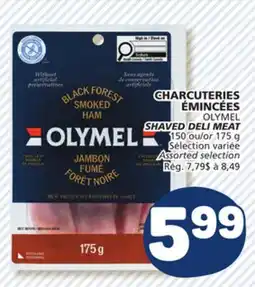 Marché Bonichoix OLYMEL SHAVED DELI MEAT offer