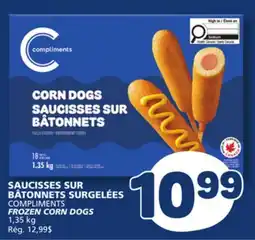 Marché Bonichoix COMPLIMENTS FROZEN CORN DOGS offer