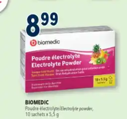 Familiprix BIOMEDIC Electrolyte powder offer