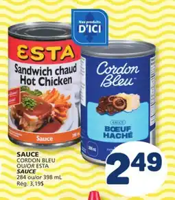 Marché Bonichoix CORDON BLEU OR ESTA SAUCE offer