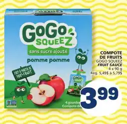 Marché Bonichoix GOGO SQUEEZ FRUIT SAUCE offer