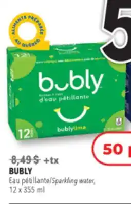 Familiprix BUBLY Sparkling water offer