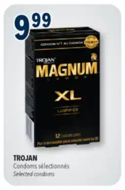 Familiprix TROJAN, Selected condoms offer