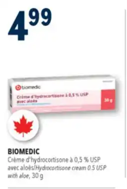 Familiprix BIOMEDIC Hydrocortisone cream 0.5 USP with aloe, 30g offer