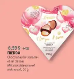 Familiprix FREDDO Milk chocolate caramel and sea salt offer