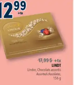 Familiprix LINDT Lindor, Assorted chocolates offer