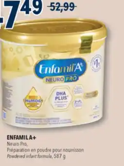 Familiprix ENFAMIL A+, Powdered infant formula, 587 g offer