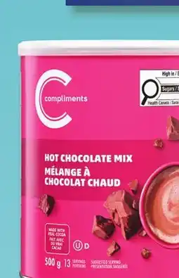 Marché Bonichoix COMPLIMENTS HOT CHOCOLATE MIX offer
