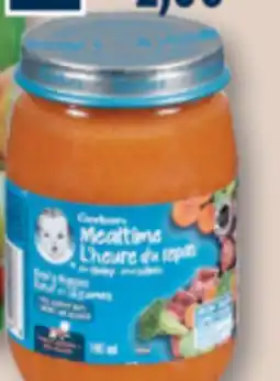 Familiprix GERBER, Baby food beef and veggies offer