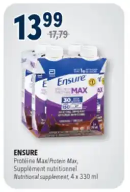 Familiprix ENSURE, Protein Max, Nutritional supplement offer
