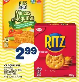 Marché Bonichoix CHRISTIE RITZ, FINS AU BLÉ CRACKERS offer