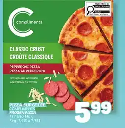 Marché Bonichoix COMPLIMENTS FROZEN PIZZA offer