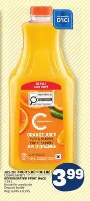 Marché Bonichoix COMPLIMENTS REFRIGERATED FRUIT JUICE offer